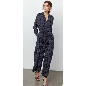 RAILS Callan Jumpsuit in Azure Leopard